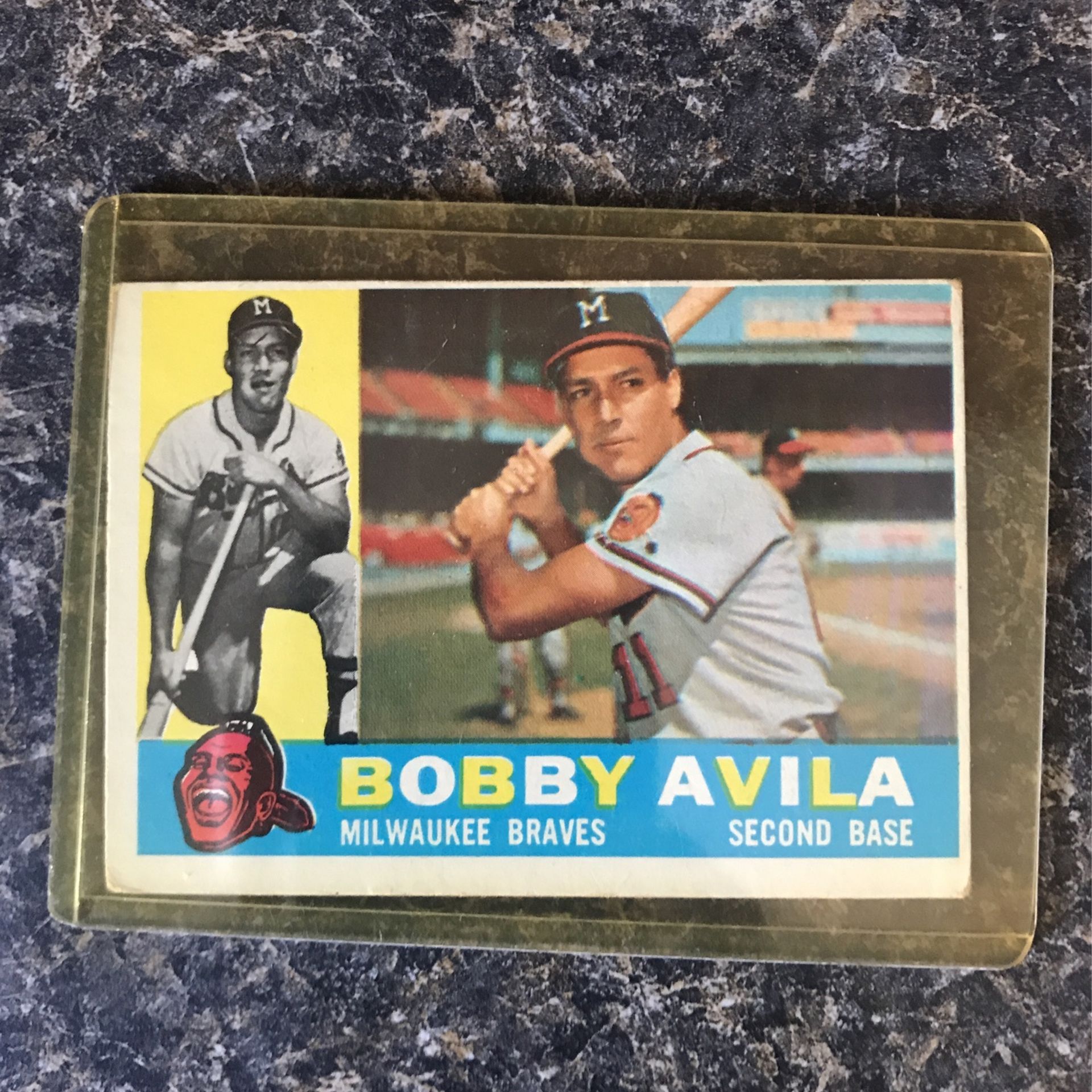 1960 Topps Baseball Card #90 BOBBY AVILA )- MILWAUKEE BRAVES