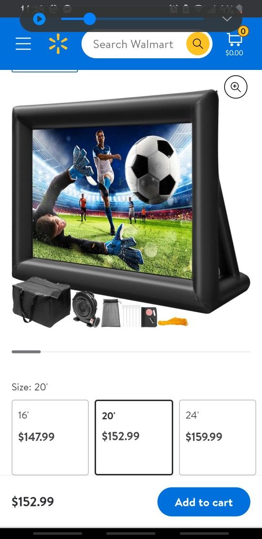 inflatable movie screen