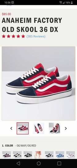 Vans Anaheim old Skool 36 DX size 9M 10.5W