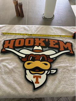 Custom Texas Longhorns logo wall art