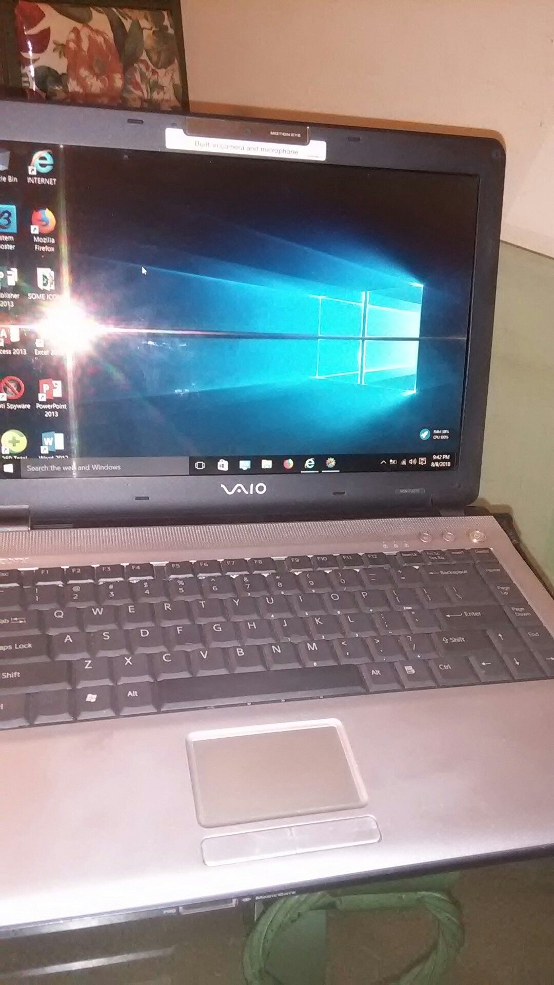 Windows 10 Ent, Sony Vaio PCG-7K1L