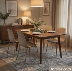 Hard Shell Dining Chair Set of 4