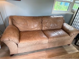 Leather couch