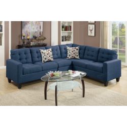 Blue Sectional Sofa 