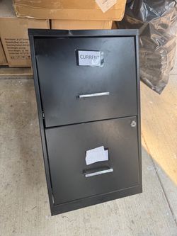 * 2-Compartment File Storage Cabinet