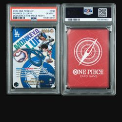 One Piece X Dodgers Night PSA 10 