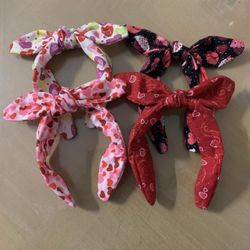 Valentine’s Day Theme Bowknot Headbands Handmade 