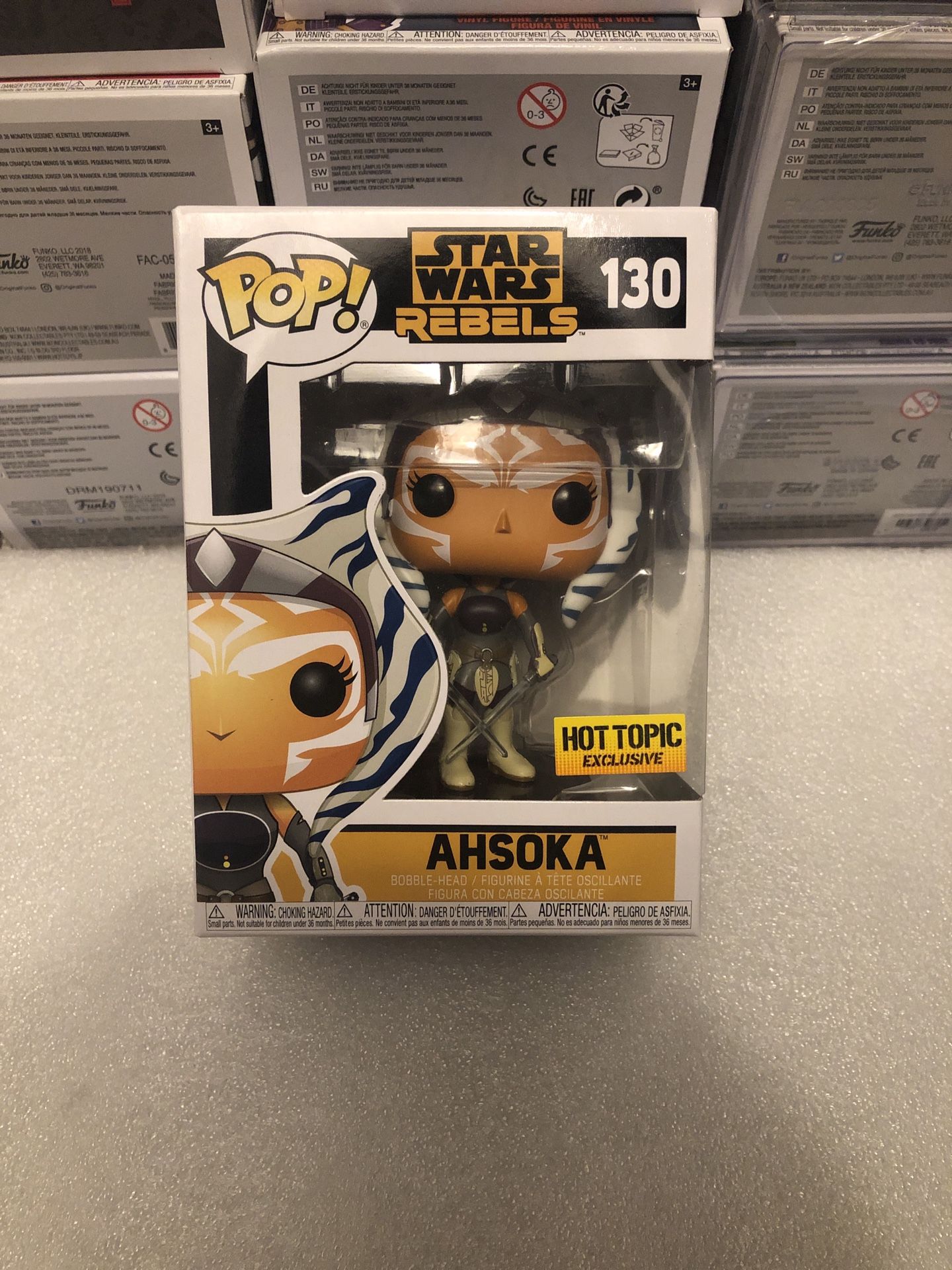 Funko Pop Star Wars Ahsoka 130 Hot Topic Exclusive 🇺🇸 - Collection