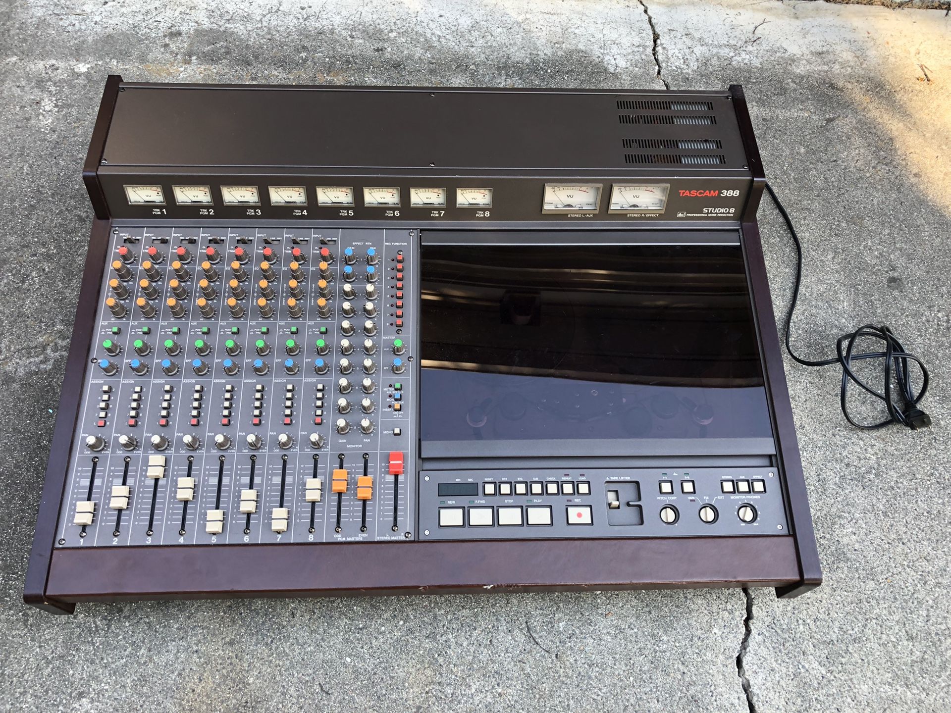 Vintage Tascam 388 Studio 8 Multitrack Reel to Reel Recorder