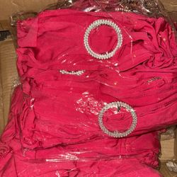 Pink Chair Bow Cover