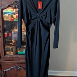 Black Dress With Cutouts Size XXL NEW 