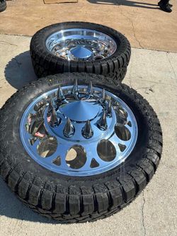 22” 24” custom dually polish wheels tires