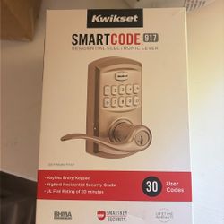 Cerradura con código de la puerta