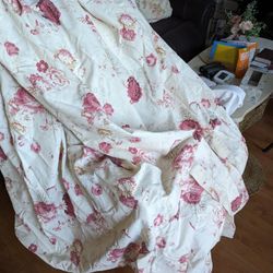 Shabby Chic Arm Chair Cover 