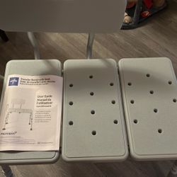 Medline Transfer Bench With Back. 