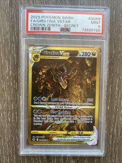 Giratina Vstar GG69/GG70 SECRET RARE Crown Zenith Pokemon Card NEAR MINT