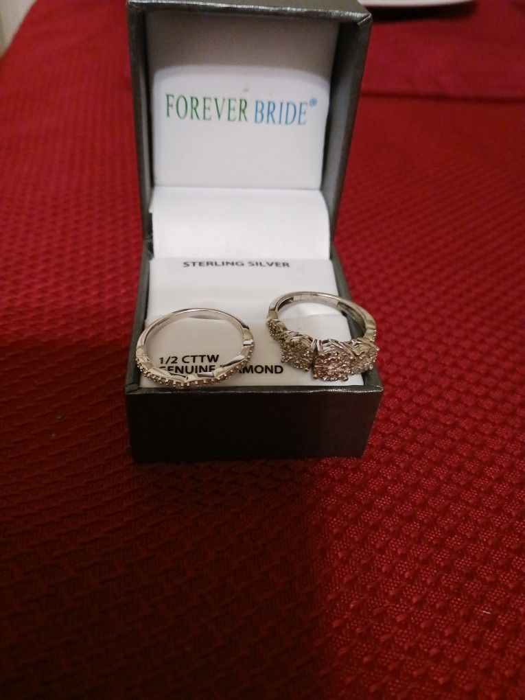 Forever Bride Rings 1/2 Cttw