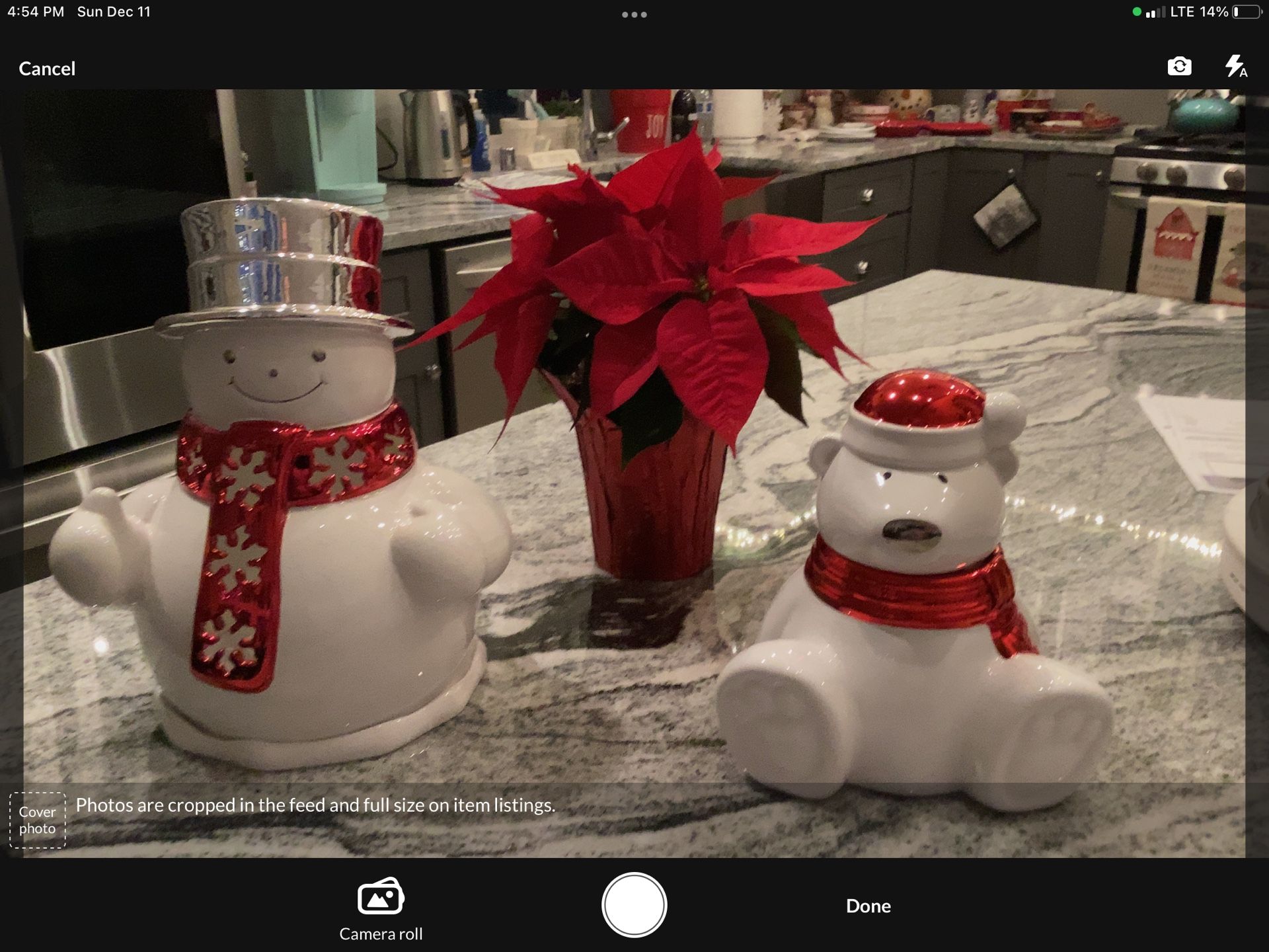 Harry Slatkin Bath & Body Works Ceramic Snowman And Bear Candle Holders