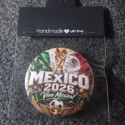 MEXICO 2026 WORLD CUP PINBACK BUTTONS 