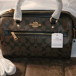 New Coach Rowan With Tags & Bag