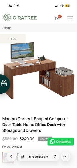 Desk L Shape