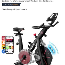 Yesoul Exercise Bike + Oversized Comfort Bike Seat
