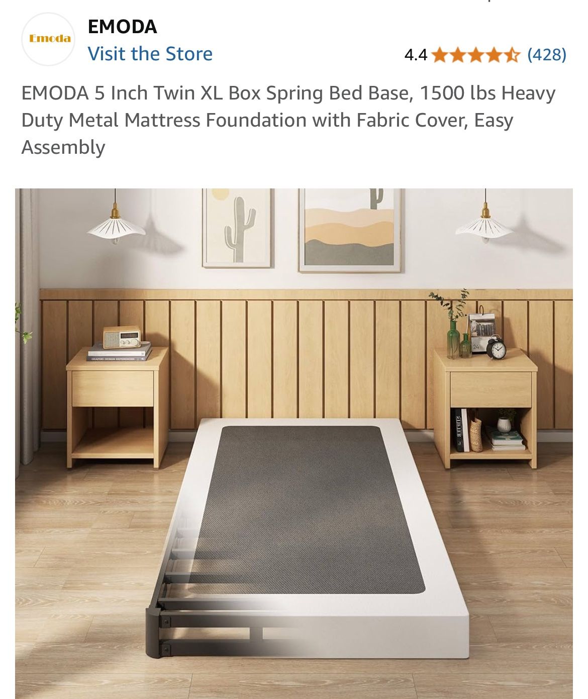 New! Twin XL Size Box Spring