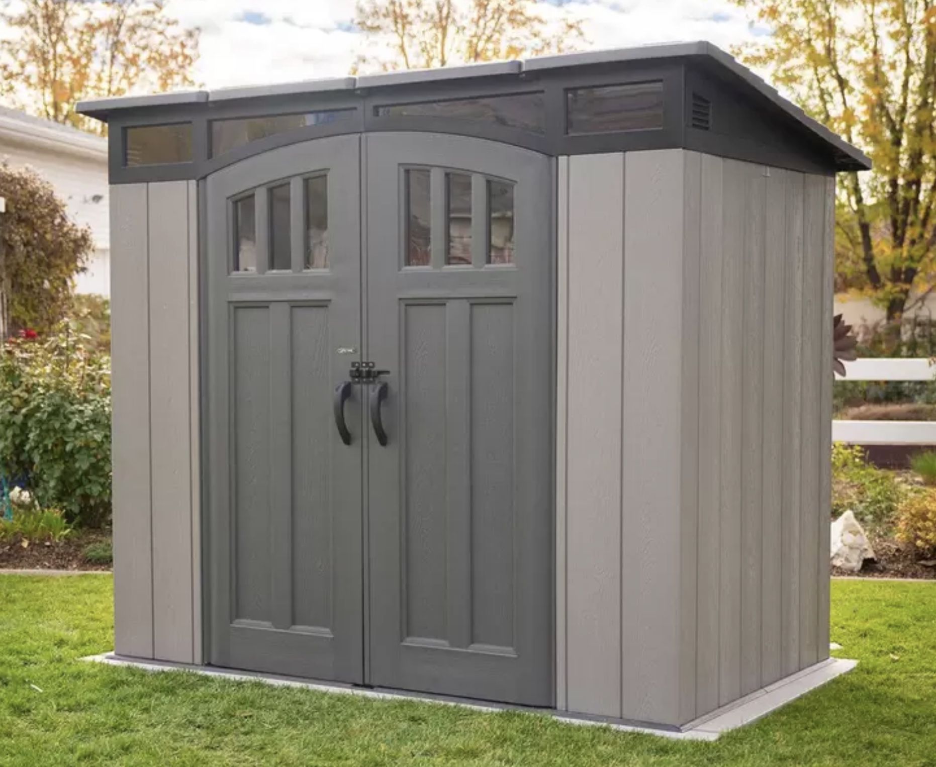 Lifetime 8 Ft. × 5 Ft Compact Modern Shed