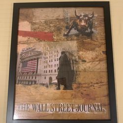 Quality Wall Street Framed Picture