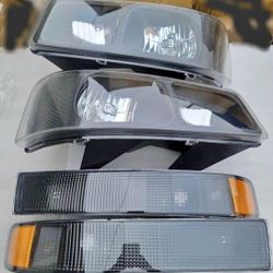 03-14 / 03-23 / 09-22 Chevy Express/GMC Savana Headlights Faros Lights Luces Calaveras Micas