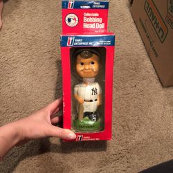 MLB Collectible Bobbing Head Doll NY Yankees Twins Enterprise 