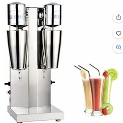 Double Head Milkshake Machine 