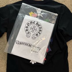 Chrome Hearts Black Graphic T-Shirt