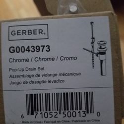 Gerber Pop Up Drain Set