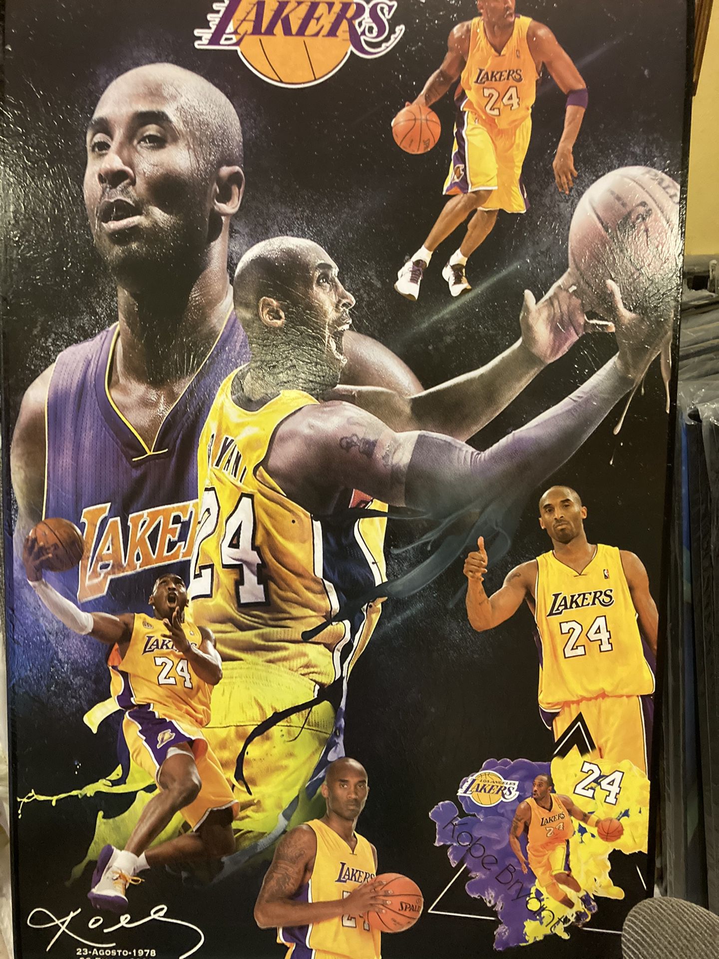 Kobe Bryant Los Angeles Lakers Frames Cuadros Posters