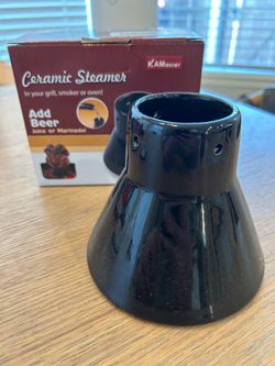 Ceramic Chicken Roaster Rack, Beer Can Chicken Stand Vertical