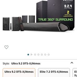 Nakamichi 9.2.4 Ch Surround Soundbar System