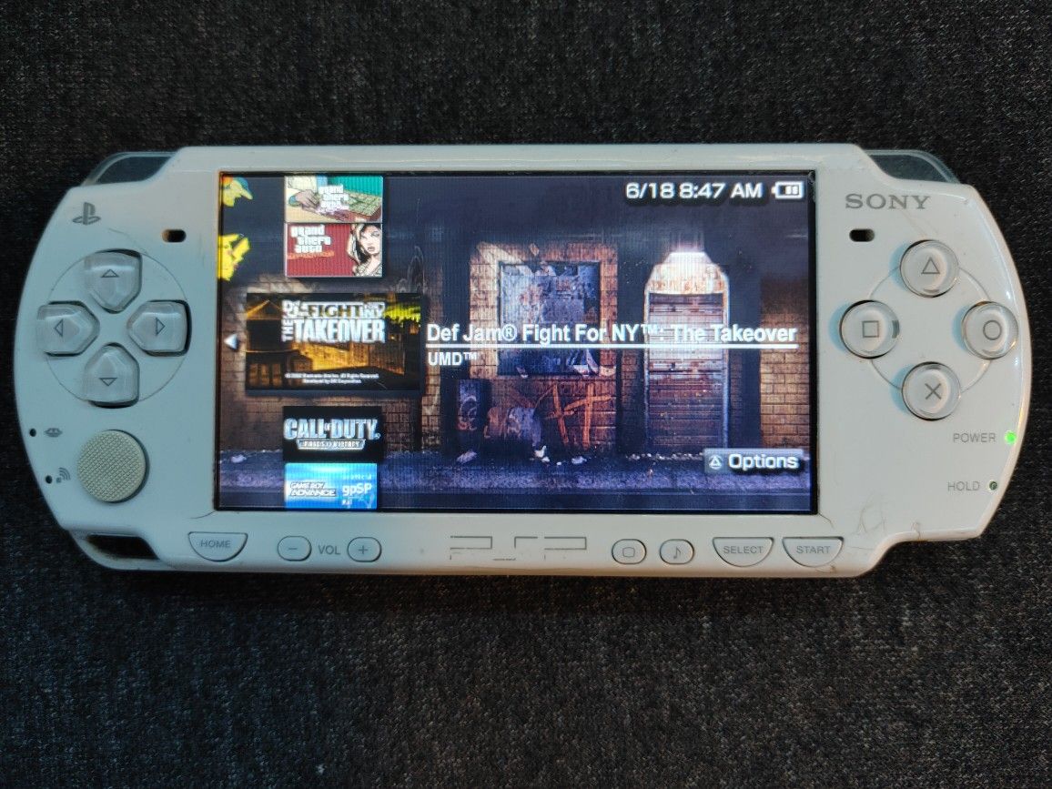 Modded White Star Wars Darth Vader Edition PSP 2001