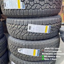 275/60R20 Goodyear All Terrain Set of Tires Installed and Balanced Set de Llantas Nuevas Instaladas y Balanceadas