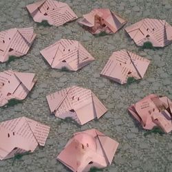 Handmade Paper Dog Face