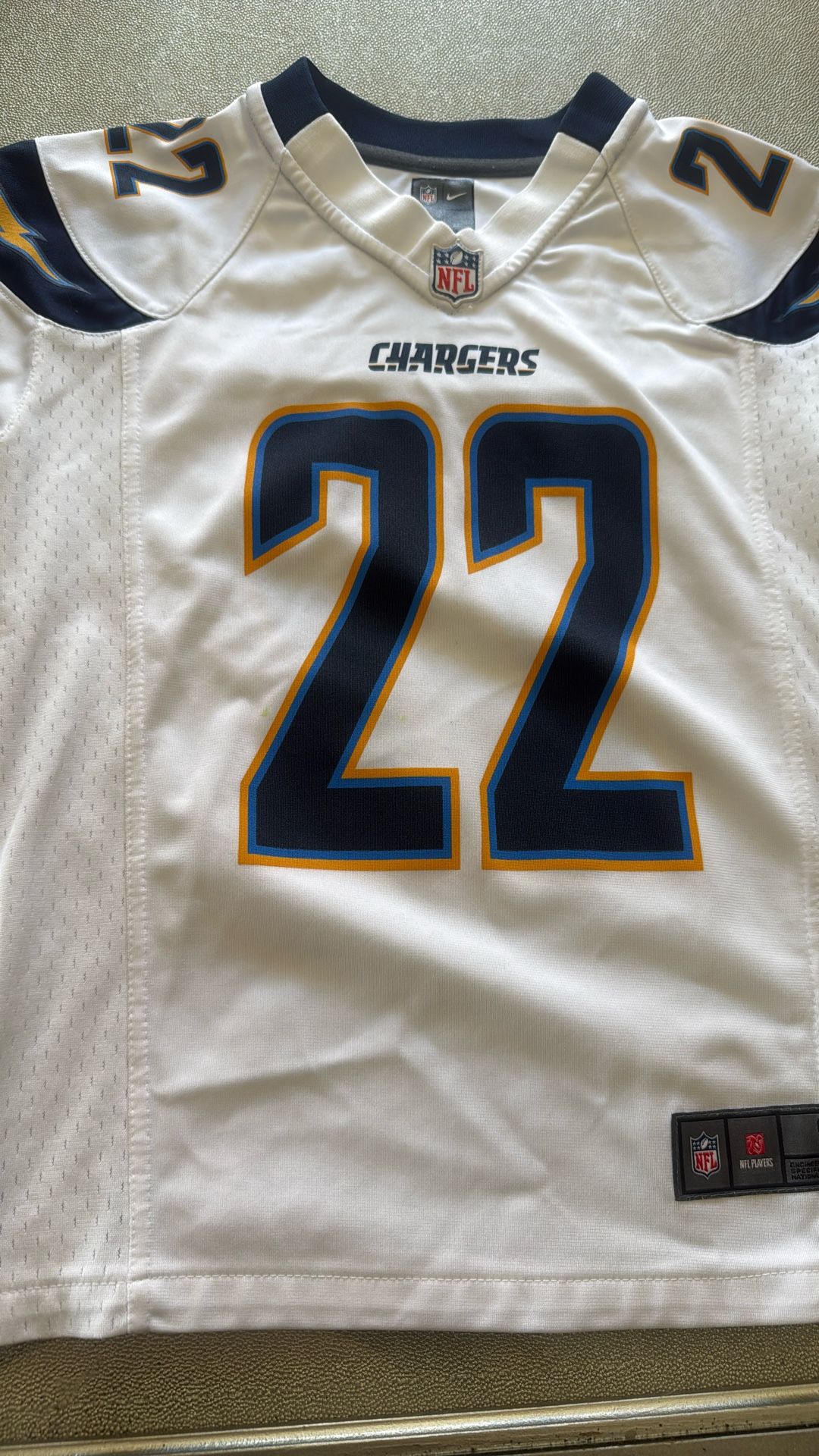 Chargers Jersey/ Kids Size S 8