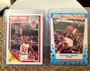 1989-90 Fleer NBA Basketball Complete 168 Card Set & 11 Card All-Stars Stickers