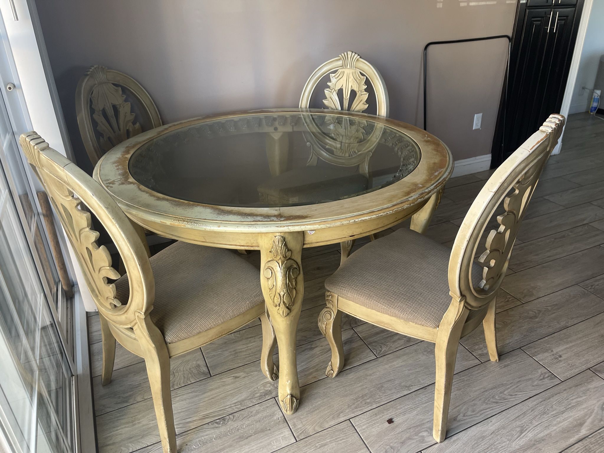 Round Wooden Kitchen table 
