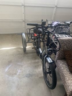 Lectric Electric Trike with Rear Cargo Basket