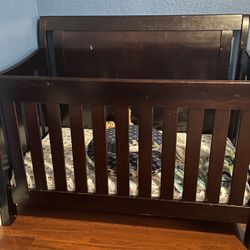 Brown Baby Crib (used)