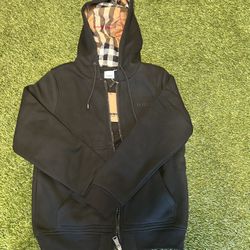 Burberry Zip Up Hoodie