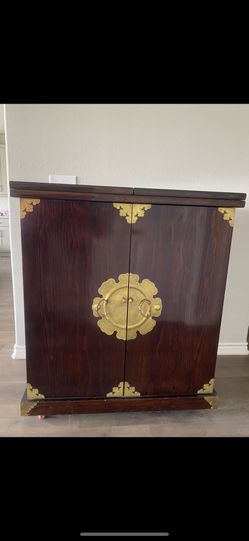 Antique Korean Rosewood Bar