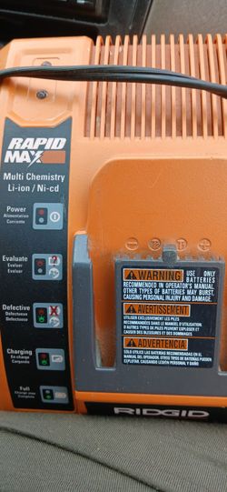 Ridgid rapid max charger