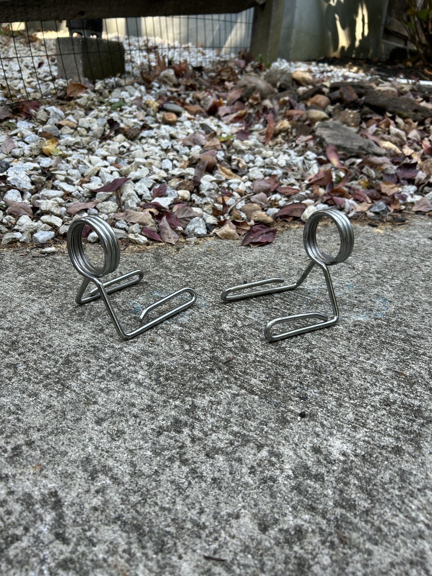 Silver Barbell Clips (Set Of 2)