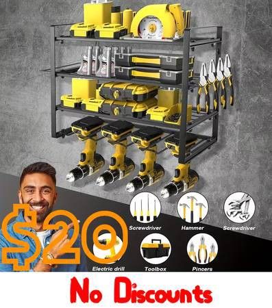 (NEW) 4Tier Power Tool Organizer